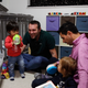 Image of Andrew and Elad Dvash-Banks and their children via the AP.